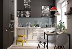 Стильная кухня серого цвета